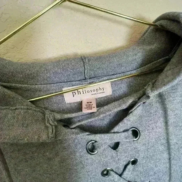 Philosophy hooded sweater sold at Anthropology size medium - Picture 4 of 5